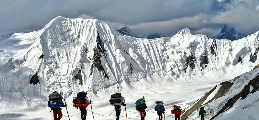 Five Base Camps trek by innerasia travels.